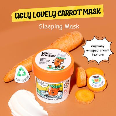 The Face Shop Ugly Lovely Carrot Sleeping Mask 100 ml - Masks & Peels