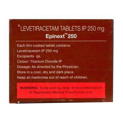 EPINEXT 250 Tablet 10's - Epilepsy/Convulsion-Ant