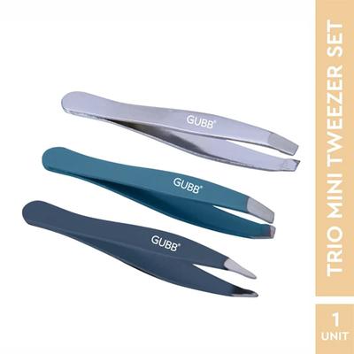 GUBB Trio Mini Tweezer Set 40 gm - Tweezers