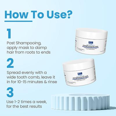 Fixderma Cosmetic Laboratories Strengthening Hair Mask for Strengthening 98% Natural Actives and Hair Length 100 ml - Hair Masks & Packs