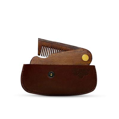 Beardhood Beard Comb (with Leather Case) - Beard Comb