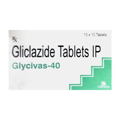 GLYCIVAS 40 Tablet 10's - Diabetes-Ant