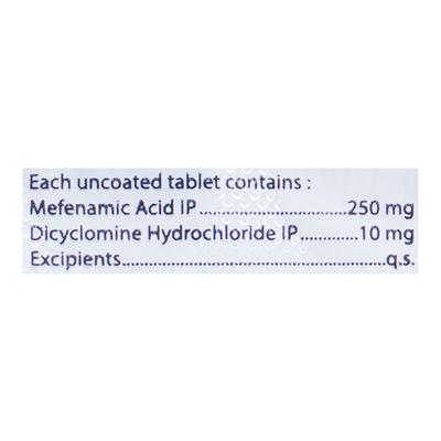 MEFZEST SPAS 10 Tablet 10's - Muscle Spasm-Ant