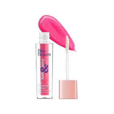 Blue Heaven Lush & Juicy Lip Wand Gloss, Hot Pink 4.5 ml - Lipstick Primers & Plumpers