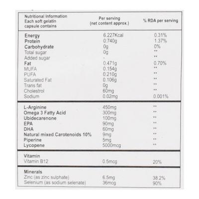 KQ 100mg Capsule 10'S - Supplements-Sup