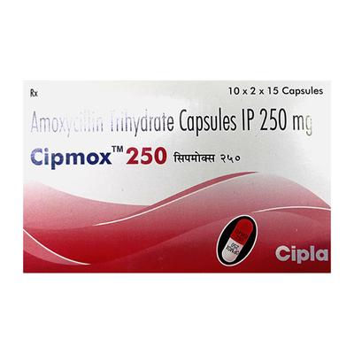 CIPMOX 250 (R/W) Capsule 15's - Bacterial Infections-Pen
