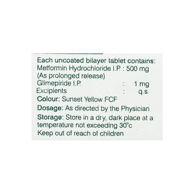 Glimifix M 1/500mg Tablet 10'S - Diabetes-Ant