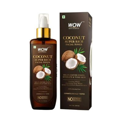 Wow Life Science Coconut Super Rich Facial Toner 200 ml - Face Gels