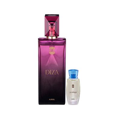 Ajmal Diza EDP Fruity Floral Perfume And Raindrops Concentrated Perfume Oil Floral Chypre 110 ml - Women Perfumes (Edt/Edp)