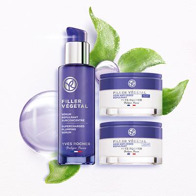 Yves Rocher Filler Vegetal - Anti-wrinkle Plumping Night Care 50 ml - Night Cream