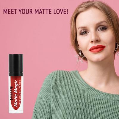 Jaquline USA Matte Magic Liquid Lipstick Chocoholic 02 3.5 ml - Liquid Lipsticks