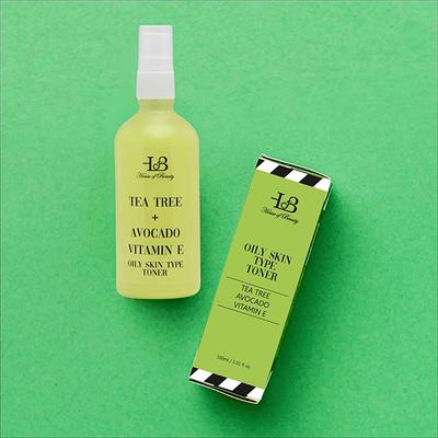 House of Beauty Tea Tree+Avocado Toner-Oily, Combination & Sensitive & Acne Prone Skin 100ml - Toners