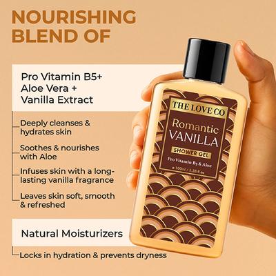 The Love Co. Warm Vanilla Shower Gel 100 ml - Shower Gels & Body Wash
