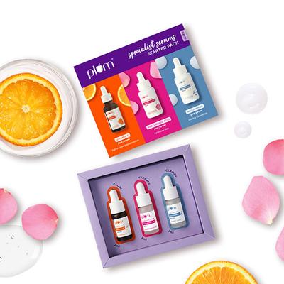 Plum Specialist Serums - Starter Pack Set of 5 Mini Serums 15 ml - Face Serum