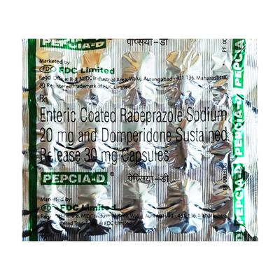 PEPCIA D Capsule 15's - Ulcer/Reflux/Flatulence-Aaa