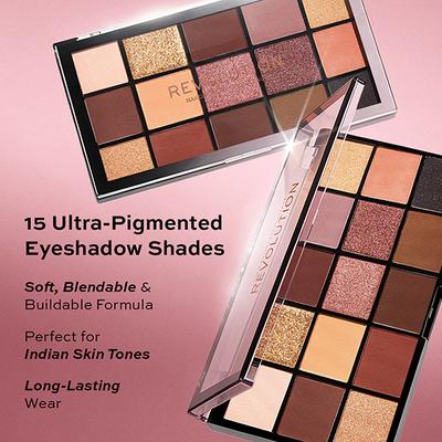 Makeup Revolution Re-Loaded Palette Velvet Rose 16.5 gm - Face Palettes