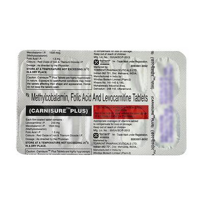 Carnisure Plus Tablet 10'S - Supplements-Vam