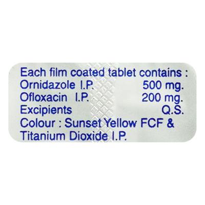 Oson O 200/500mg Tablet 10'S - Bacterial Infections-Qui