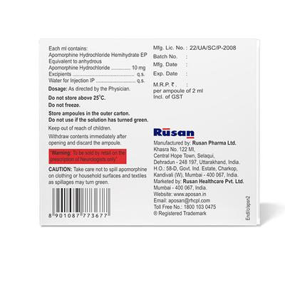 APOSAN Injection 5ml - Parkinsonism-Ana