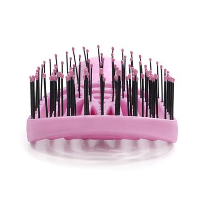 NuWay 4HAIR U.S. Patented Detangler Hair Brush for Men, Women & Kids - Light Pink - JuniorC 1s 1's - Hair Brushes