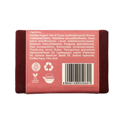 Rustic Art Organic Handmade Geranium Soap 100 gm - Soaps