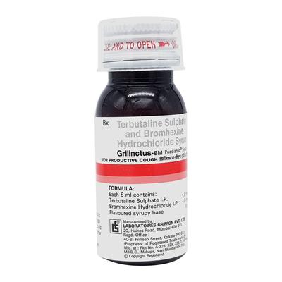 Grilinctus BM Paediatric Syrup 30ml - Cough And Cold-Cou