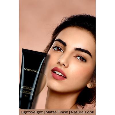 Faces Canada Weightless Matte Finish Foundation Natural 02 18ml - Foundation
