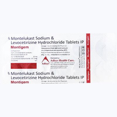 MONTIGEM Tablet 10's - Allergies-Ant