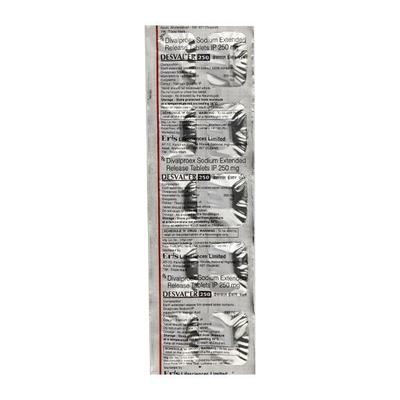 Desval ER 250mg Tablet 10'S - Epilepsy/Convulsion-Ant