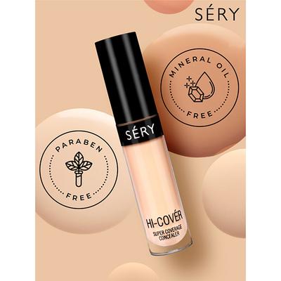 Sery Hi - Cover Super Coverage Concealer - Warm Beige 5 ml - Concealer