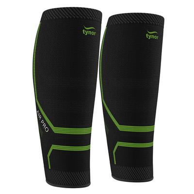 Tynor Calf and Shin Support Air Pro - Black & Green (M) 1's - Knee/Leg Supports