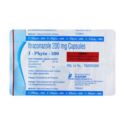 I PHYTE 200 Capsule 10's - Fungal Infections-Anf