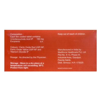 Hepakind 150mg Tablet 10'S - Cholelithiasis/Gall Stones