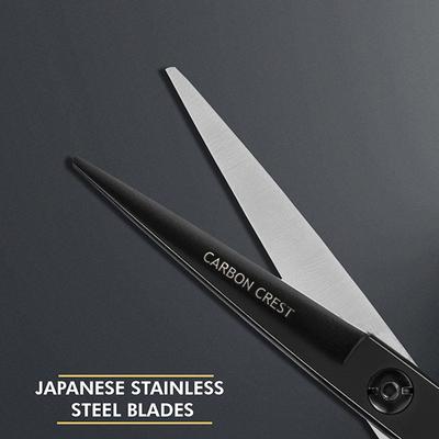 Vega Professional Carbon Crest 6' Black Line Hairdressing Scissor (VPPSC-07) 1's - Grooming Kits