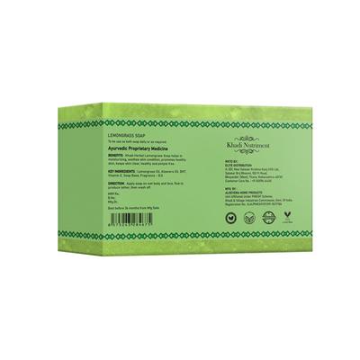 Nutriment, Khadi Nutriment Lemongrass Soap 125 gm - Soaps
