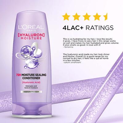 L'Oreal Paris Hyaluron Moisture 72H Moisture Sealing Conditioner With Hyaluronic Acid 180 ml - Conditioners