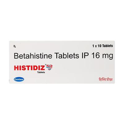 HISTIDIZ 16mg Tablet 10's - Vertigo-Ant