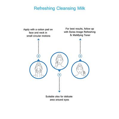 Swiss Image Refreshing Cleansing Milk 200 ml - Shower Gels & Body Wash