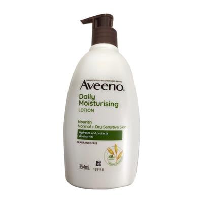 AVEENO DAILY MOISTURISING NOURISH NORMAL DRY SENSITIVE SKIN Lotion 354ml - Dry Skin-Emo
