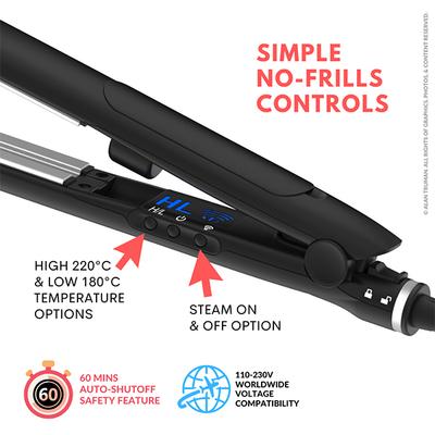 Alan Truman K6 Steamo - Steam Infusion Straightener 540 g - Straighteners