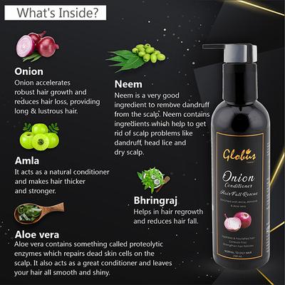 Globus Naturals Hair Fall Rescue Onion Conditioner 250 ml - Conditioners