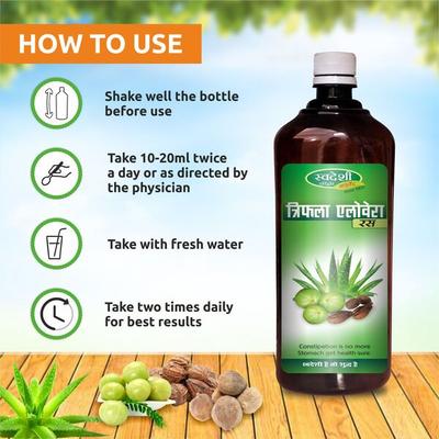 Swadeshi Triphala Aloevera Ras 500 ml - Health Products