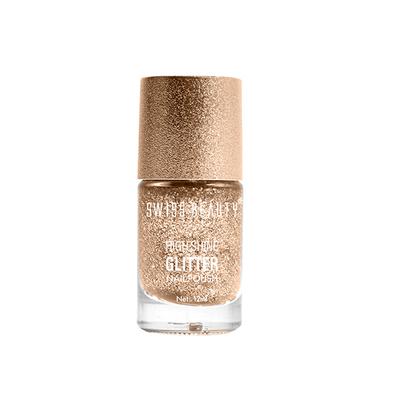 Swiss Beauty High Shine Glitter Nail Polish - (Shade-12) 12 ml - Highlighters & Illuminators