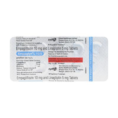 EMPAGLYN L 10/5 Tablet 10's - Diabetes-Ant
