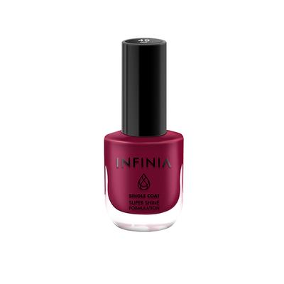 Infinia Wine Single Coat Nail Polish Umber Red 048 12 ml - Nail Polish