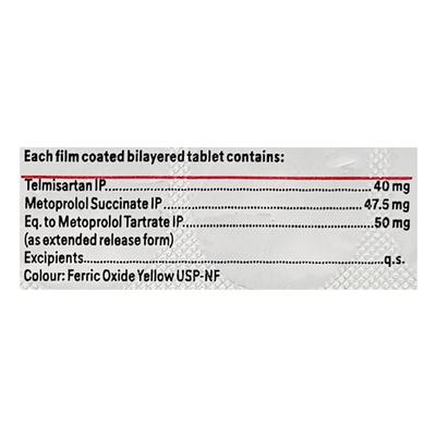 TELSARTAN M 50 Tablet 10's - Hypertension-Ana