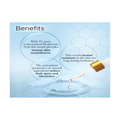 MyGlamm 3% Hyaluronic Acid Hydrating Serum 30 ml - Face Serum