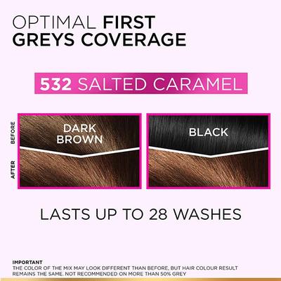 L'Oreal Paris Casting Creme Gloss Ultra Visible No Ammonia, Salted Caramel 532 1's - Crème