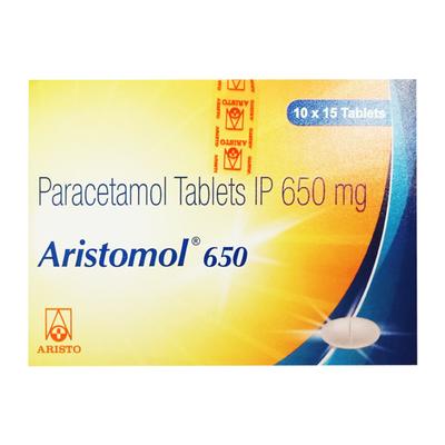 ARISTOMOL 650 Tablet 15's - Fever-Ana