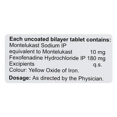 Vitaresp FX 180mg Tablet 10'S - Allergies-Ant